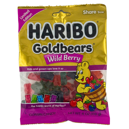 Front image of Haribo Goldbears Wild Berry 113g