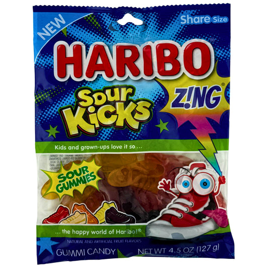 Front image of Haribo Sour Kicks 127g