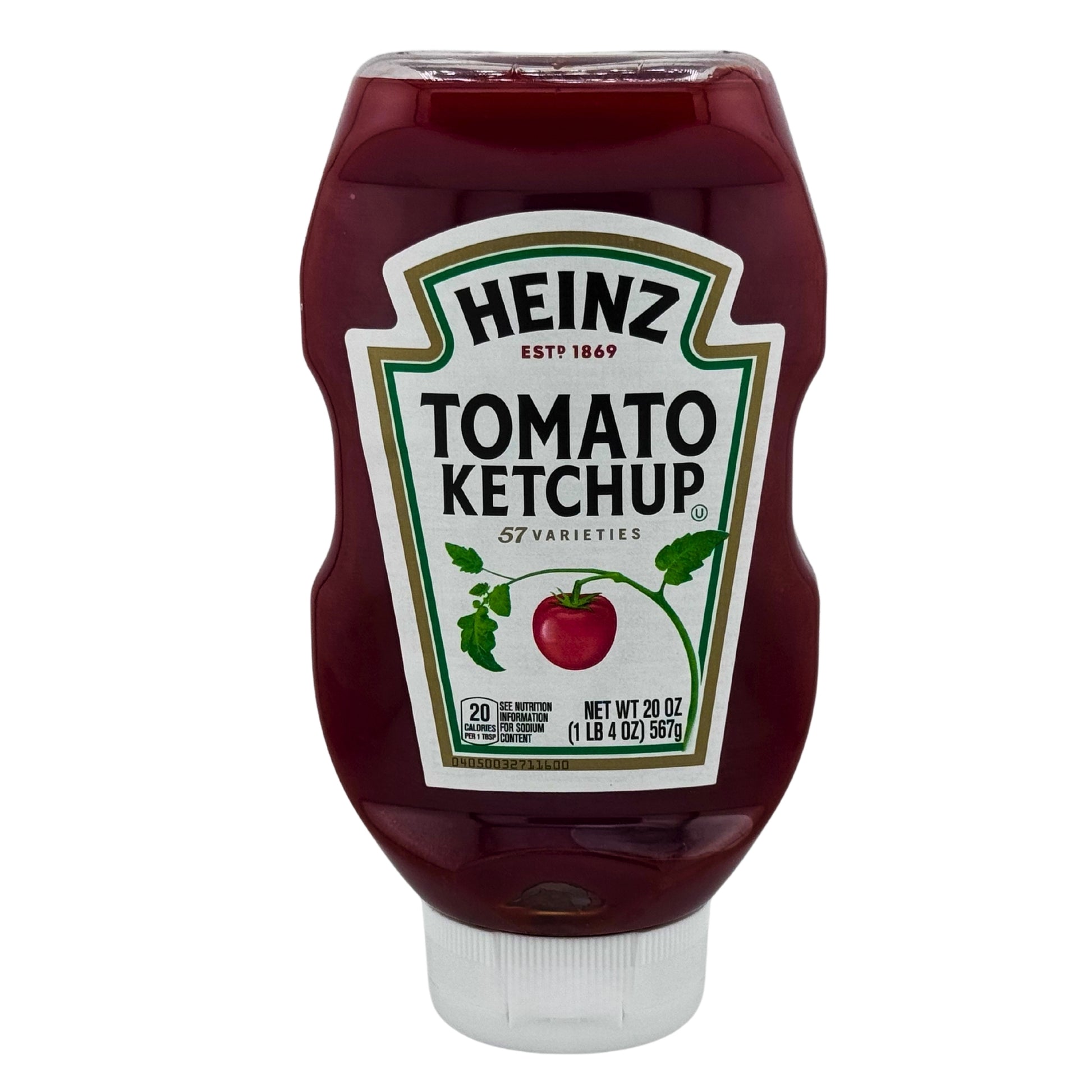 Front of Heinz Tomato Ketchup 20oz