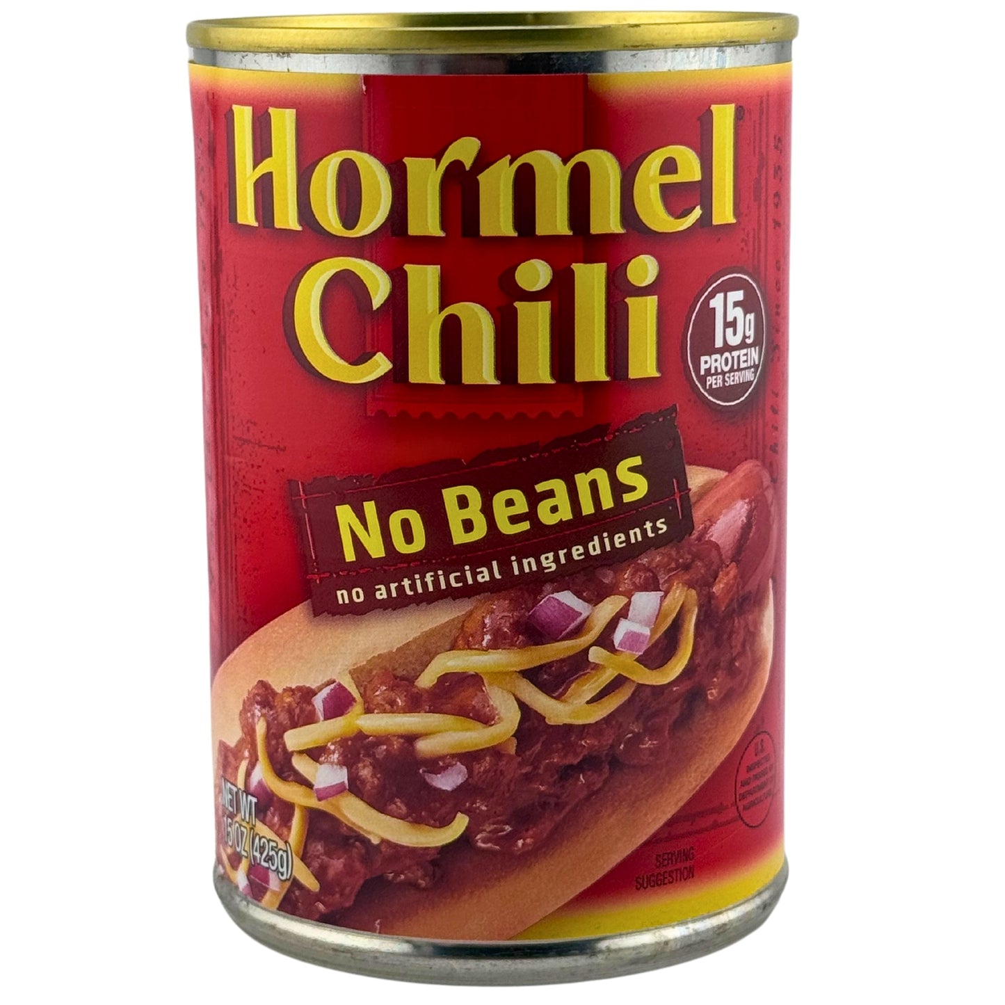 Front Image of Hormel Chili No Beans 15oz