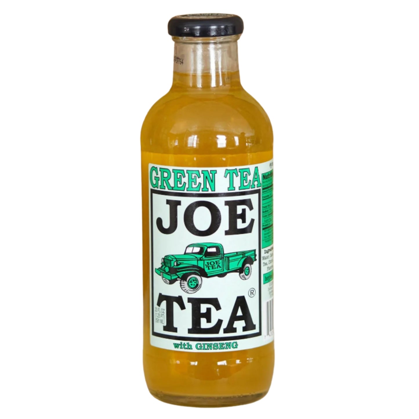 Front image of Joe's Green Tea With Ginseng 20oz