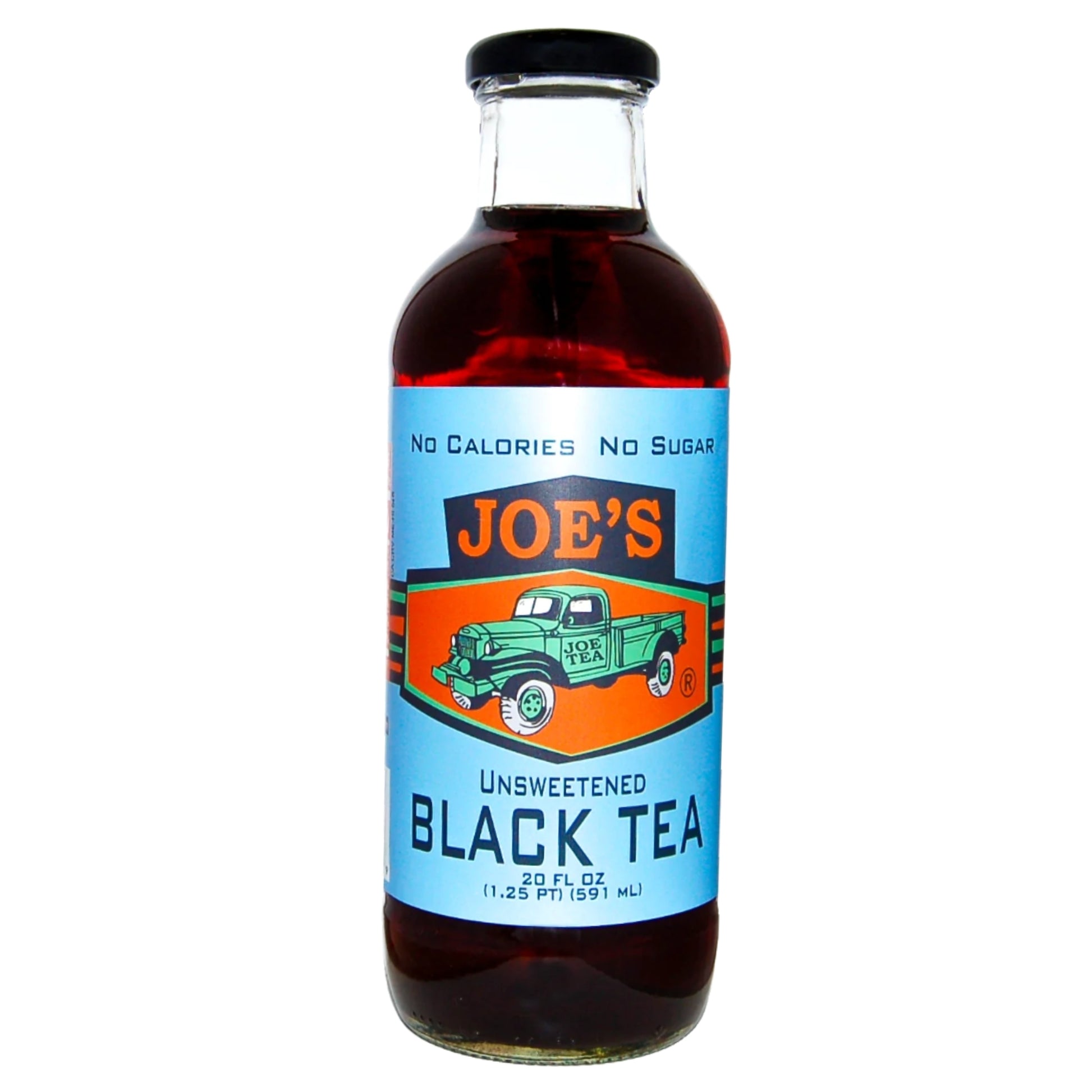 Front image of Joe's Unsweetened Black Tea 20oz