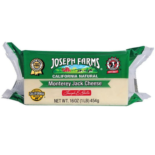 Front image of Joseph Farms Monterey Jack Cheese 16oz