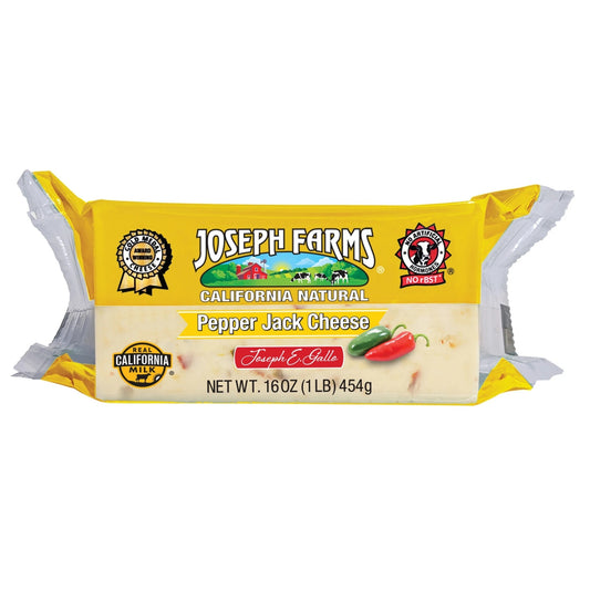 Front image of Joseph Farms Pepper Jack Cheese 16oz