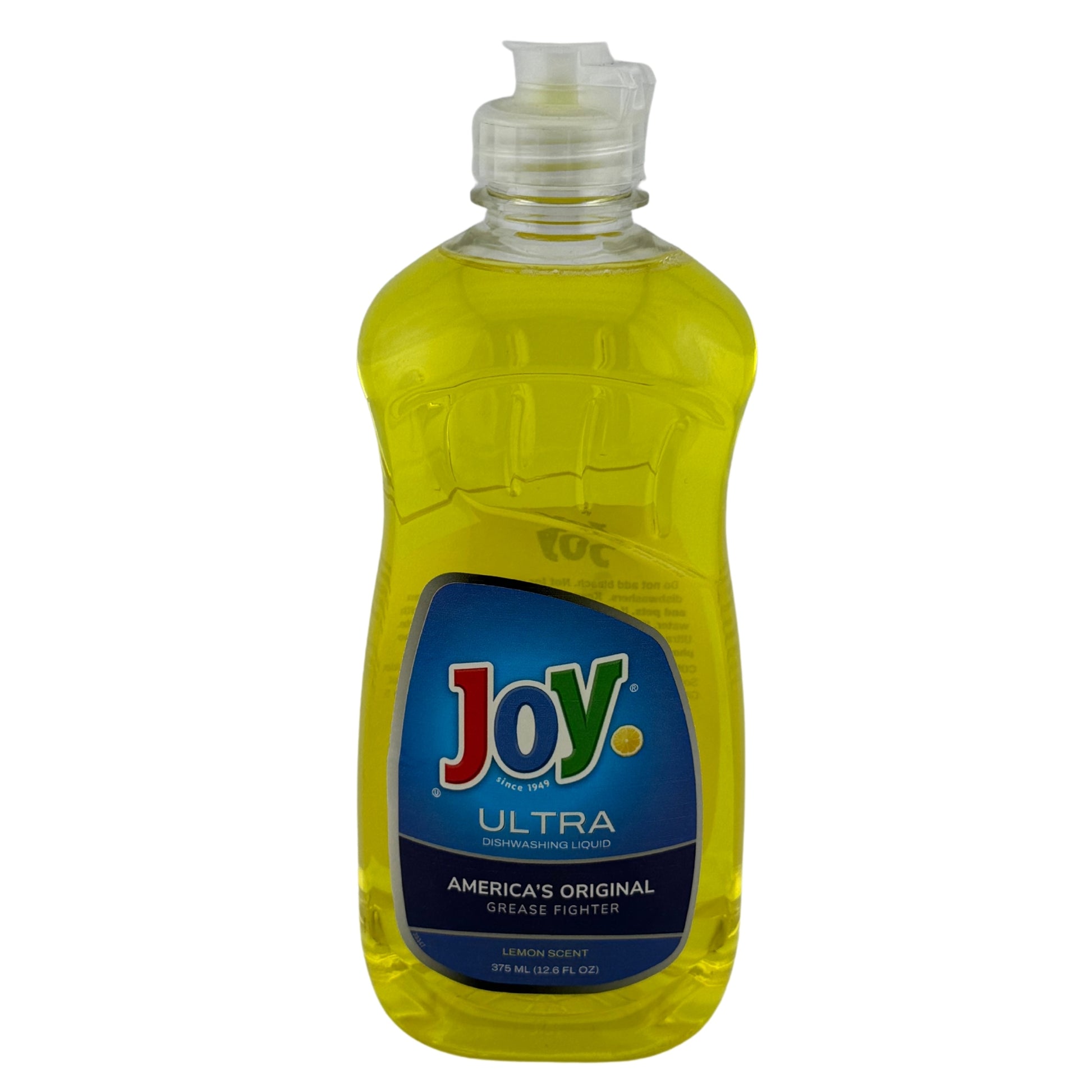 front image of Joy Ultra Lemon Scent Liquid Dish Soap 12.6oz