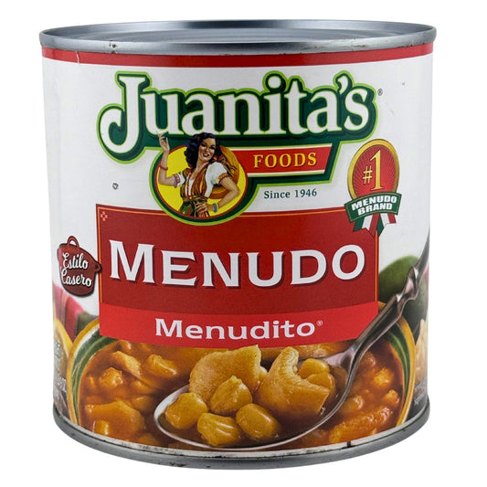 Front image of Juanita’s Foods Menudo Menudito 25oz