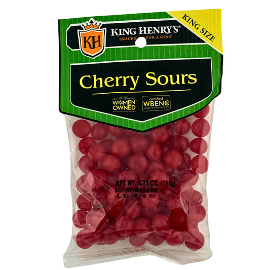 Front image of King Henry Cherry Sours 191g