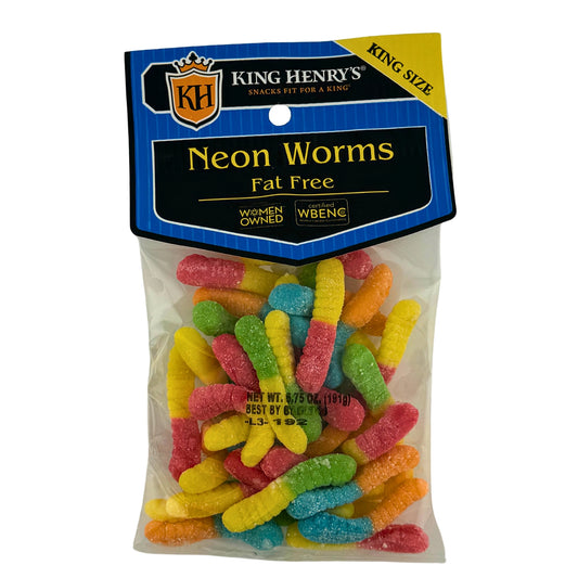 Front image of King Henry Neon Worms 191g