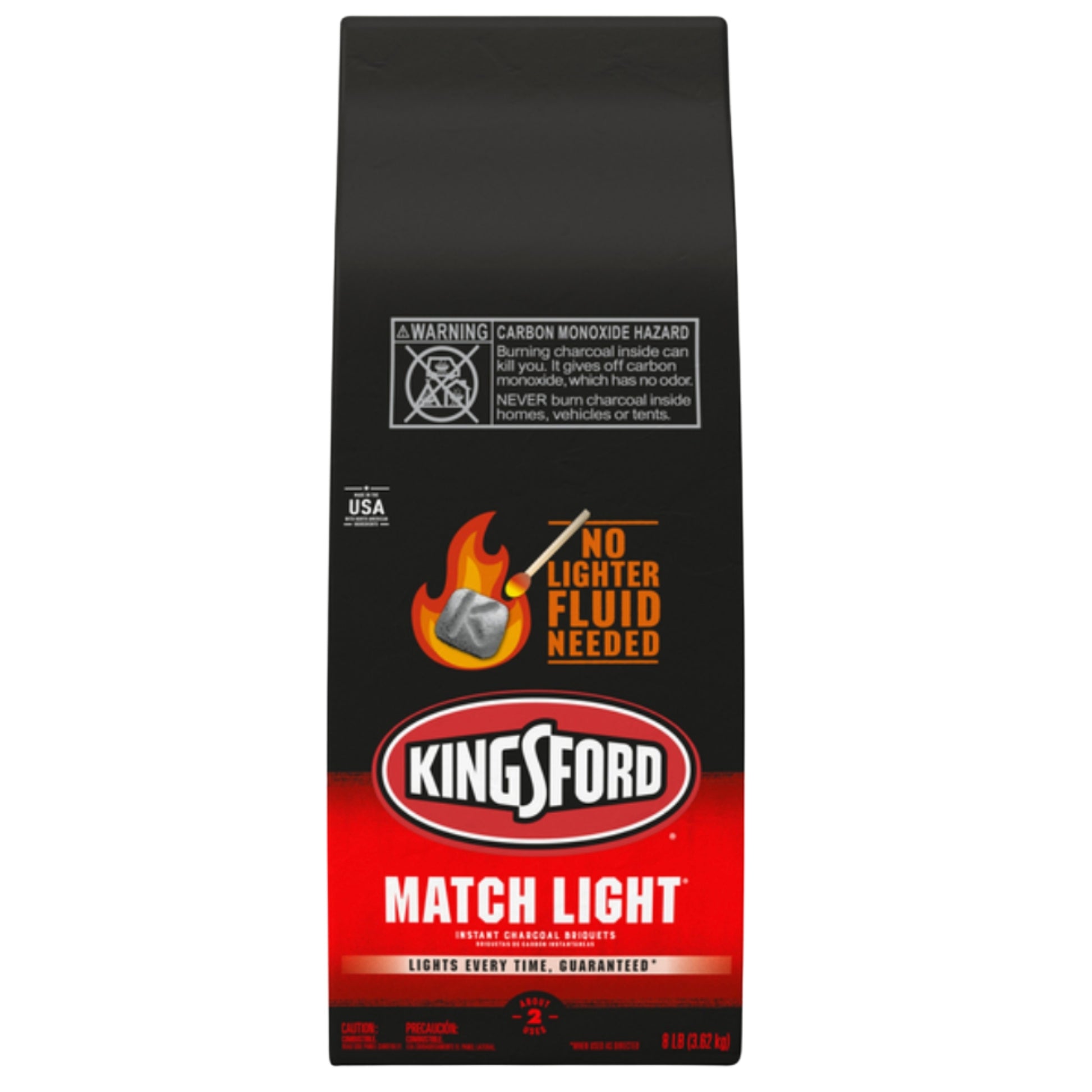 Front image of Kingsford Matchlight BBQ Charcoal 2 Use 8lb 