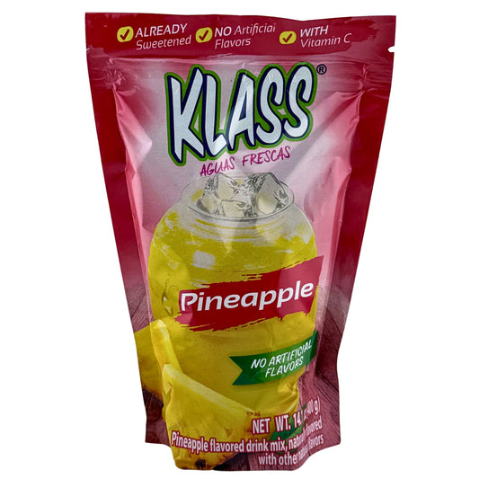 Front image of Klass Aguas Frescas Pineapple 14.1oz
