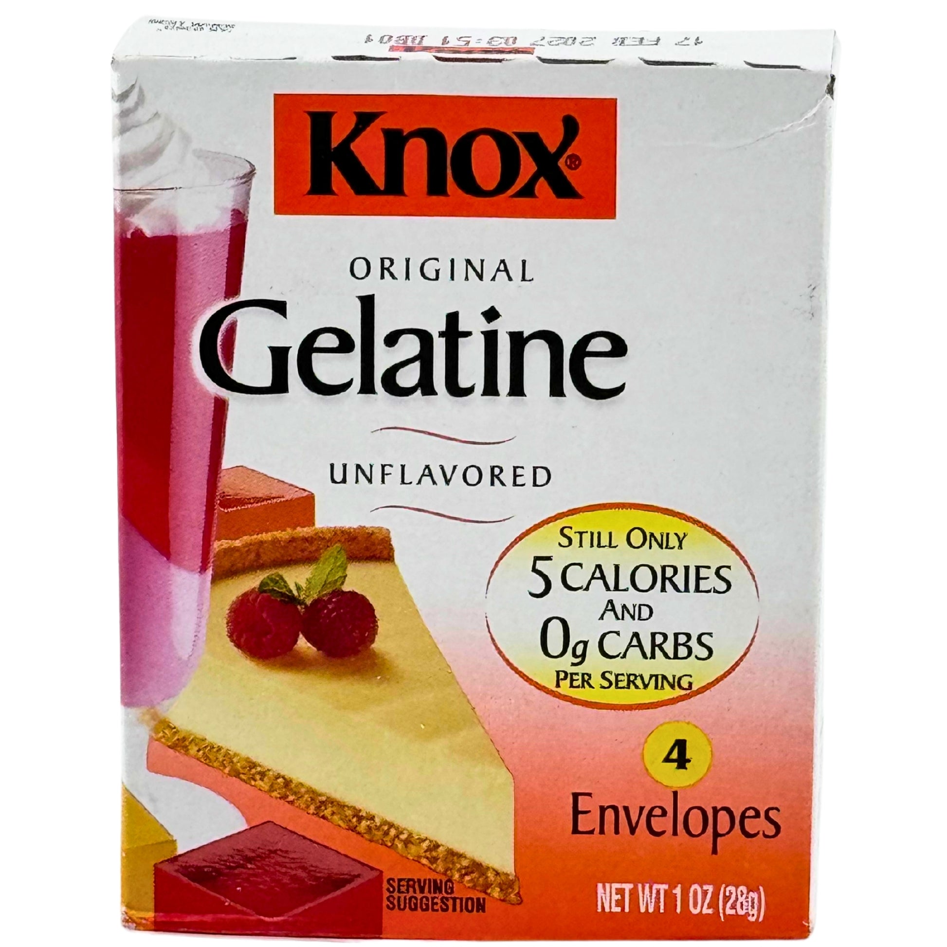 Front image of Knox Original Gelatine 1oz