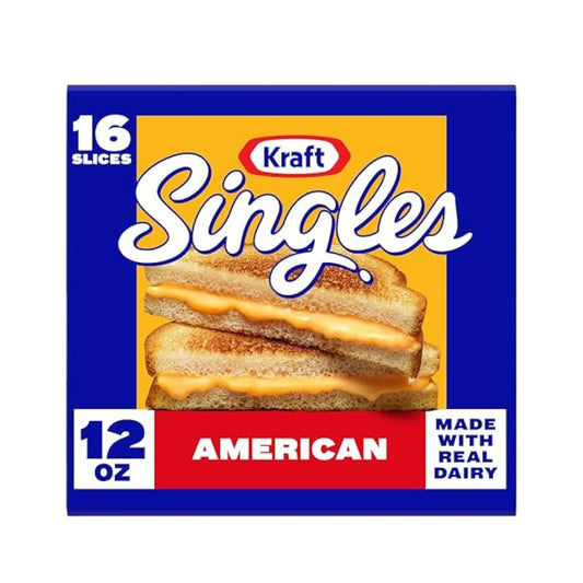 Front image of Kraft American Cheese Singles 16 Slices