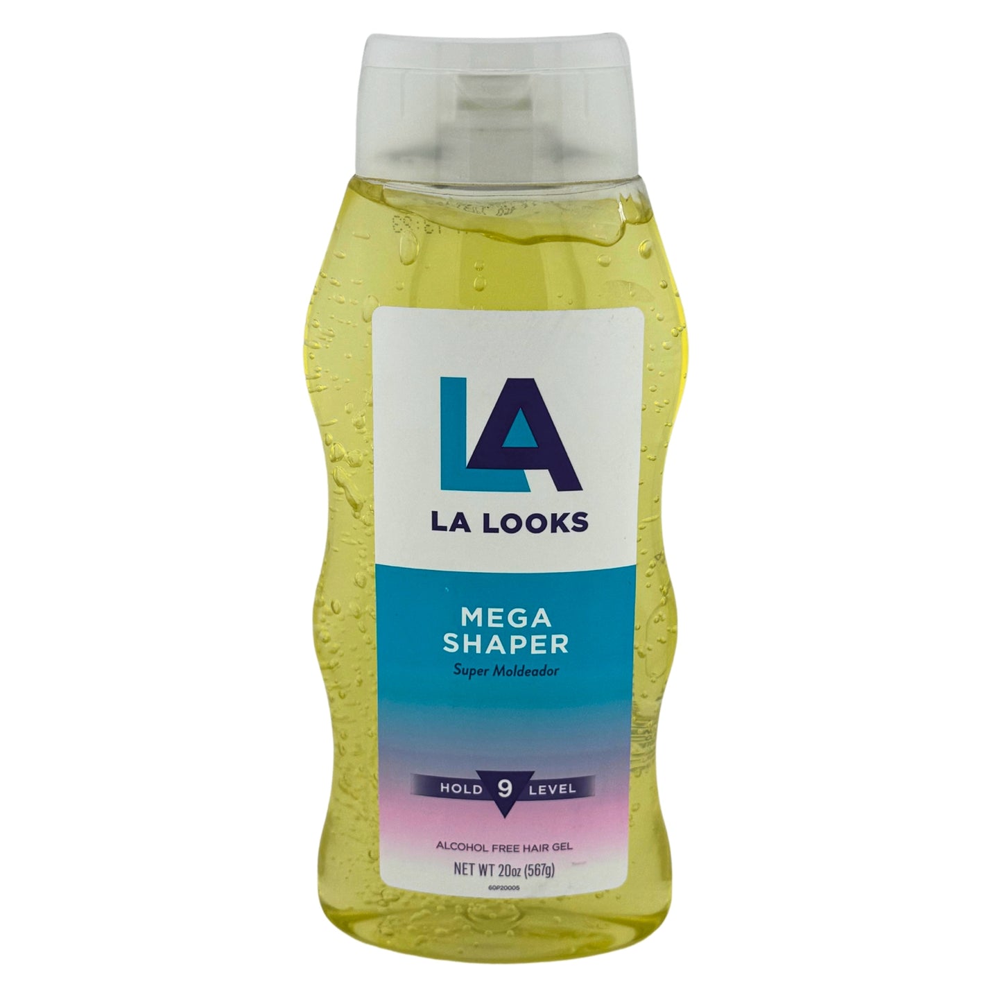 Front image of L.A. Looks Mega Shaper Hair Gel Hold 9 Level 20 Oz