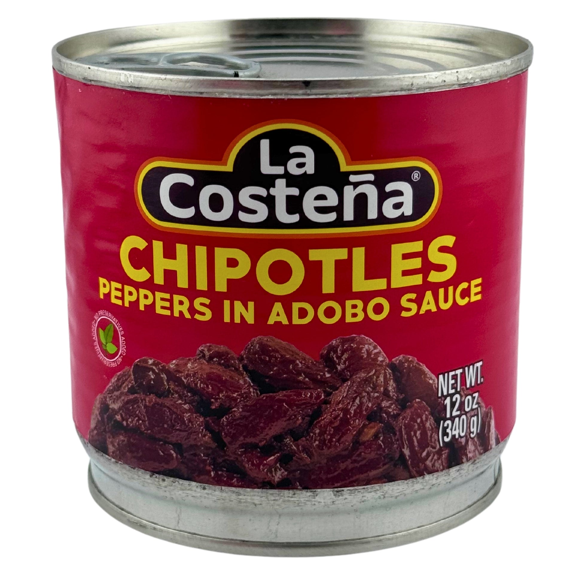 Front image of La Costeña Chipotles Peppers In  Adobo Sauce 12oz
