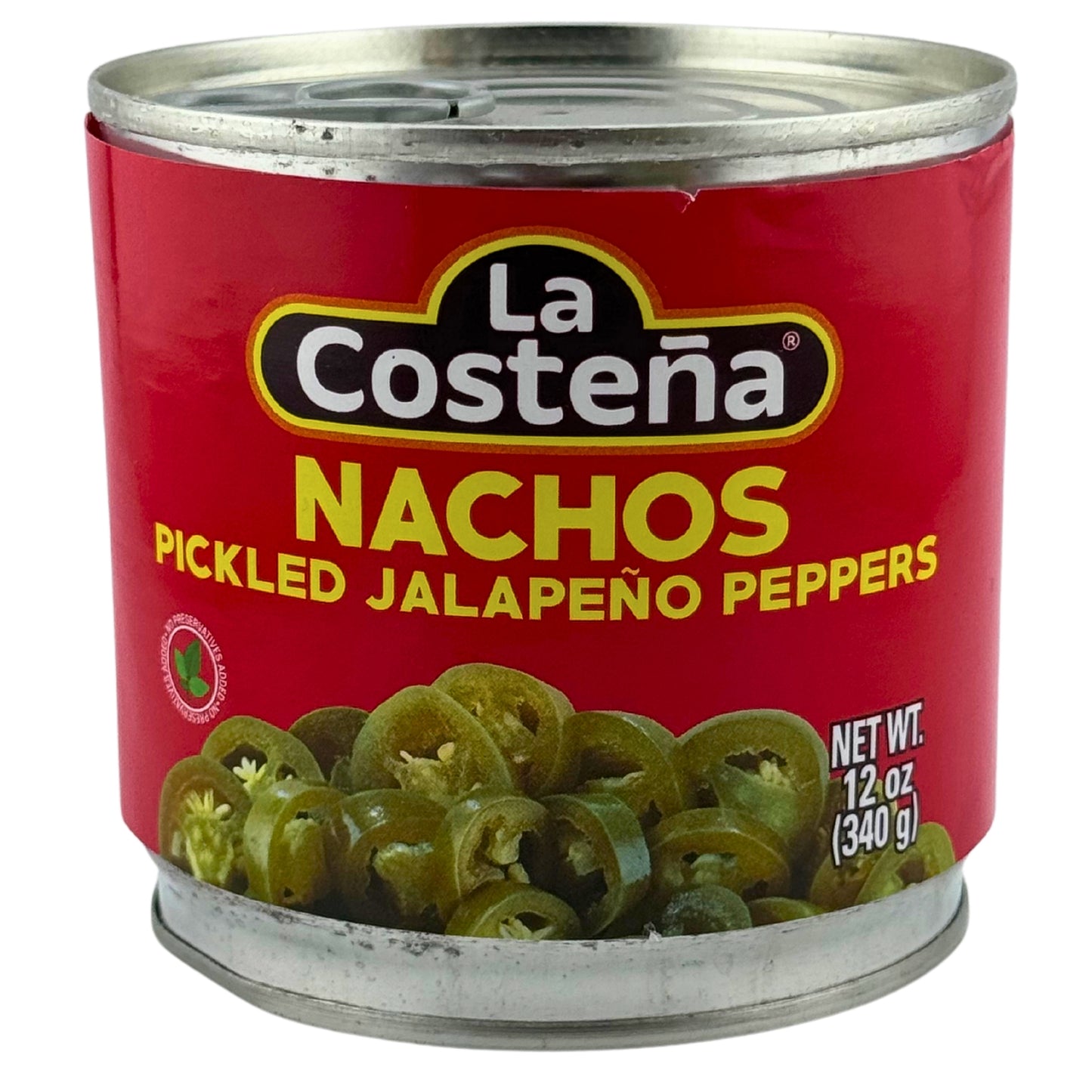 Front image of La Costeña Nachos Picklend Jalapeños 12oz