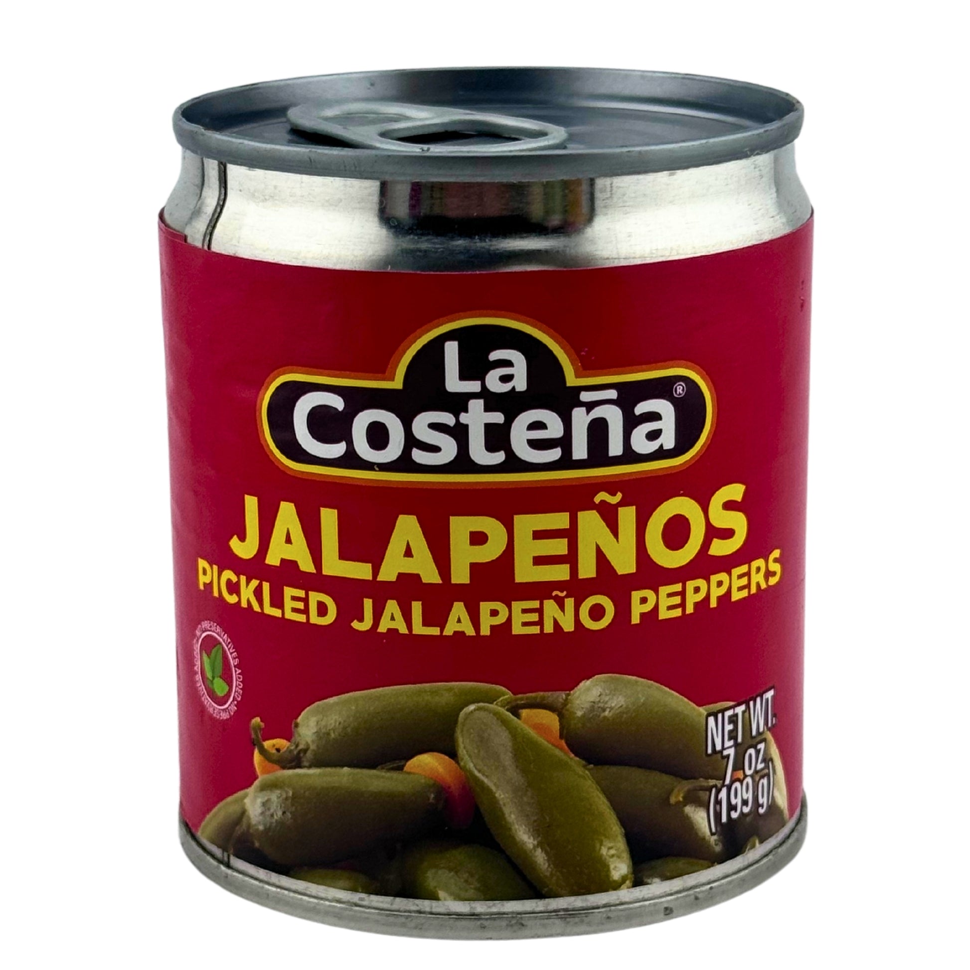 Front image of La Costeña Pickled Jalapeños Peppers 7oz