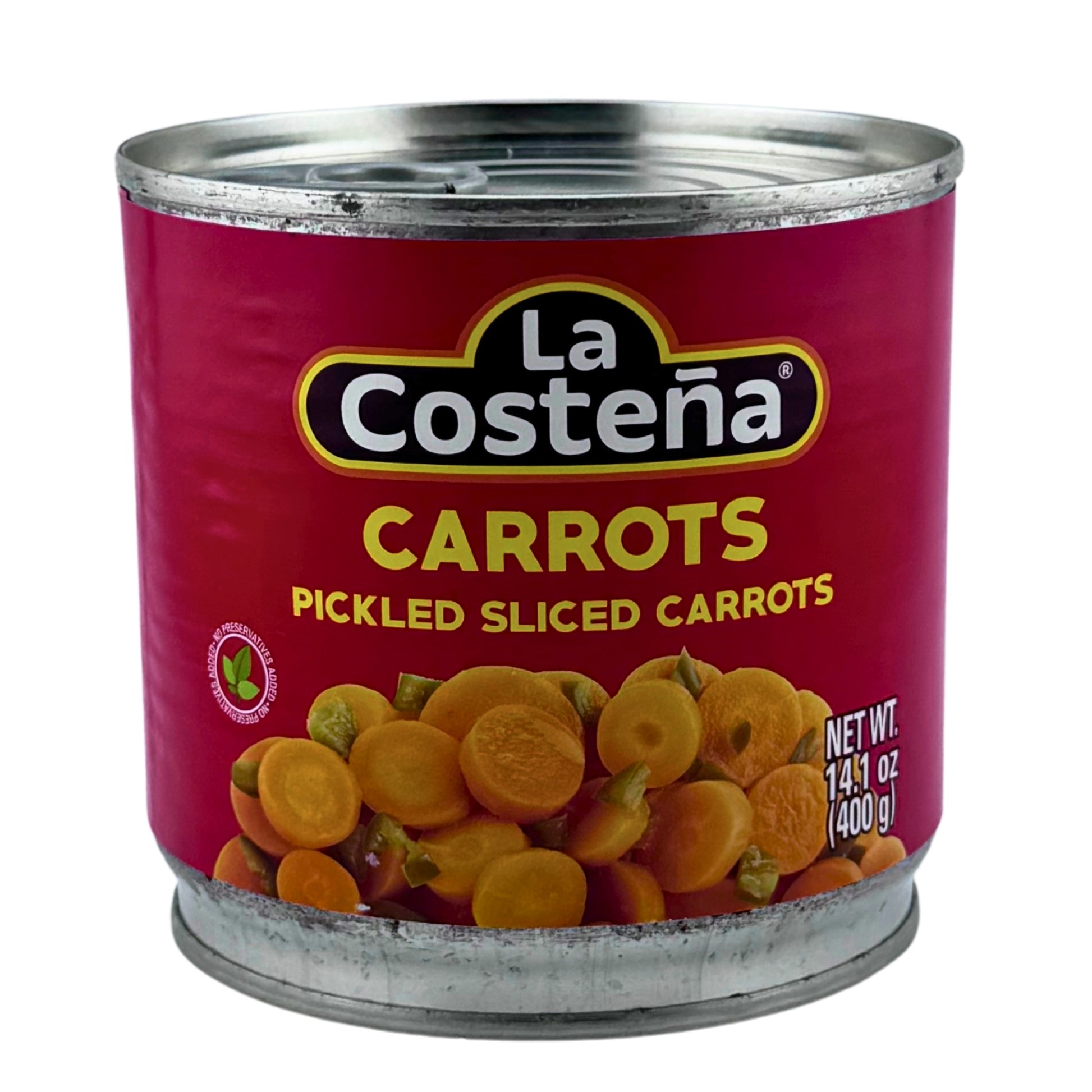 Front image of La Costeña Pickled Sliced Carrots 14.01oz