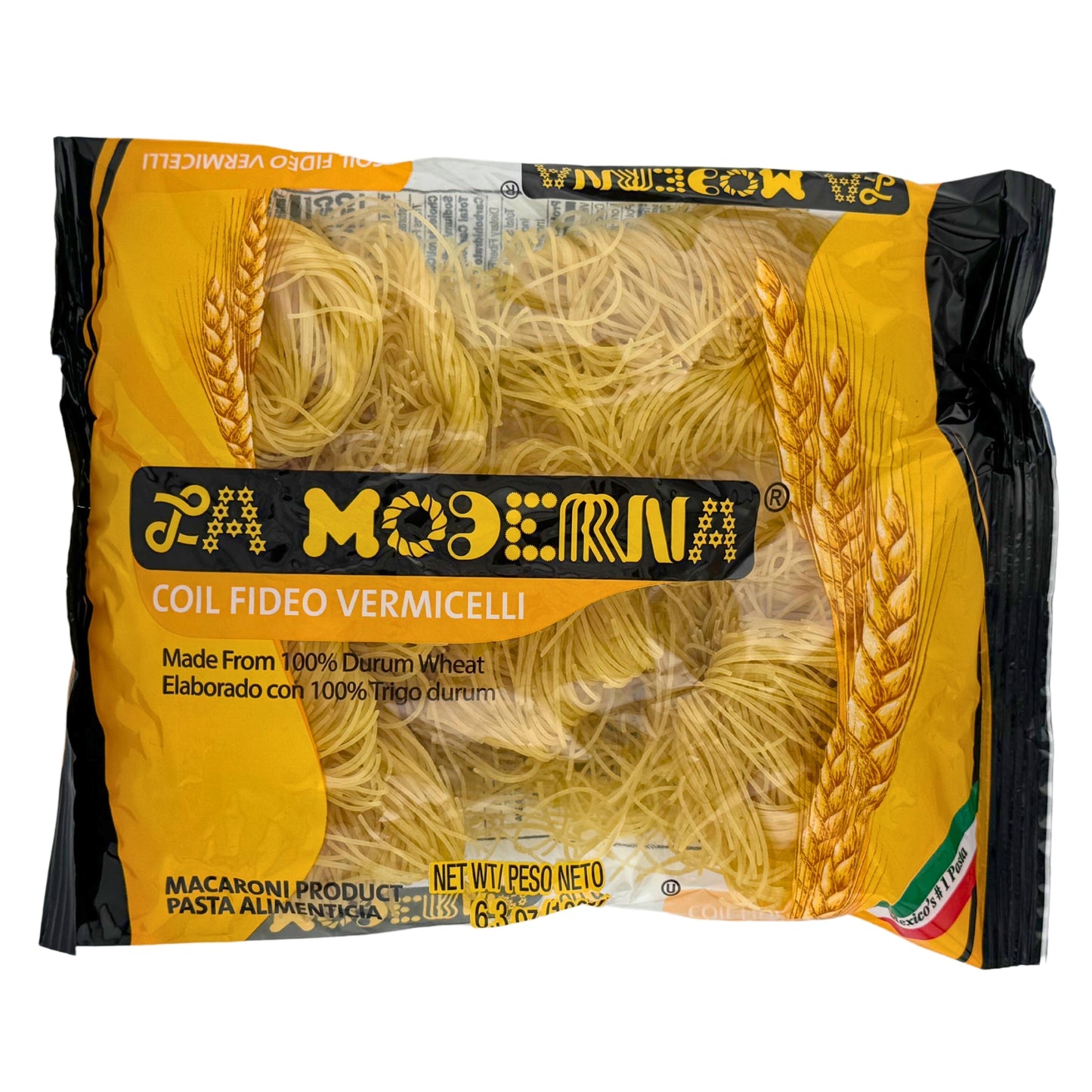 Front image of La Moderna Coil Fideo Vermicelli