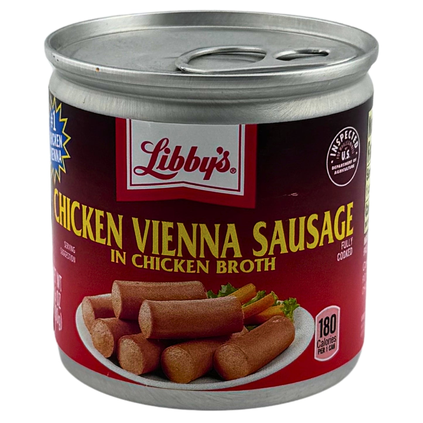 Front Image of Libby’s Chicken Vienna Sausage In Chicken Broth 4.6oz