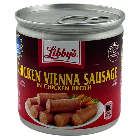 Front Image of Libby’s Chicken Vienna Sausage In Chicken Broth 4.6oz