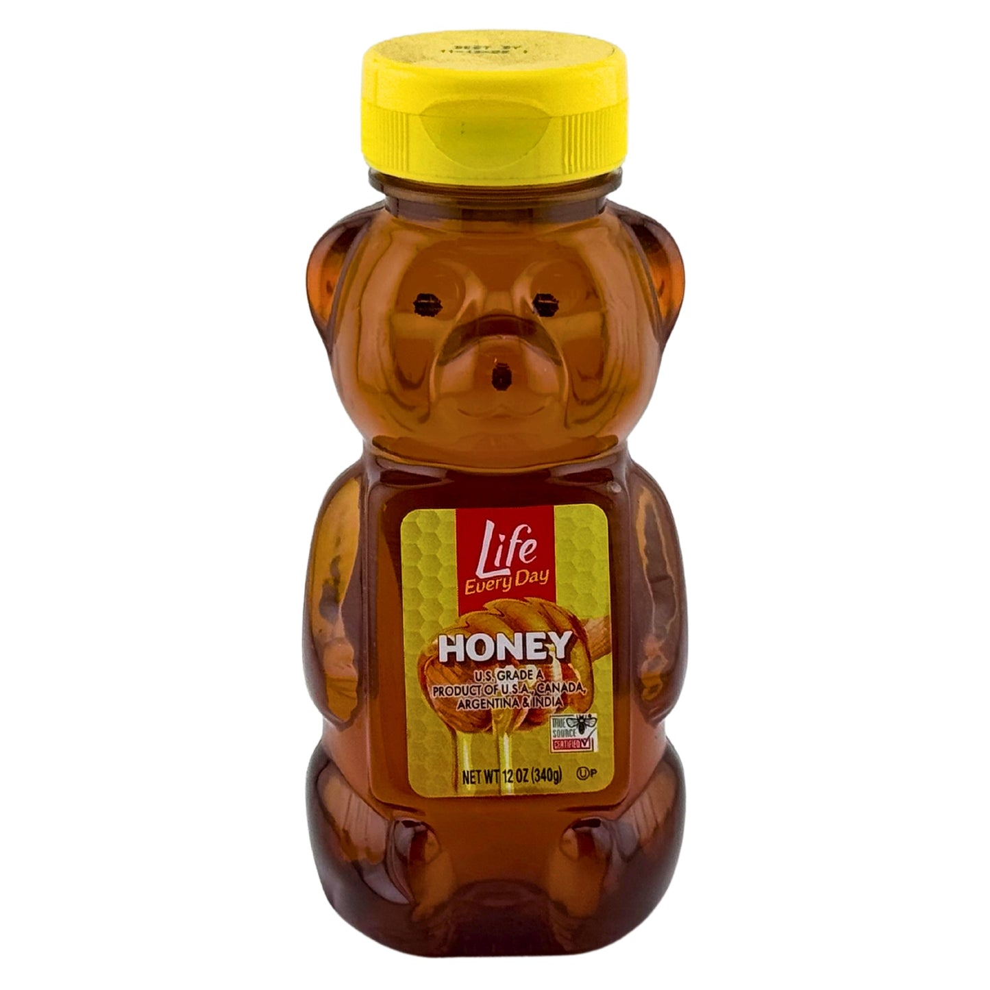 Front image of Life Everyday Honey 12oz