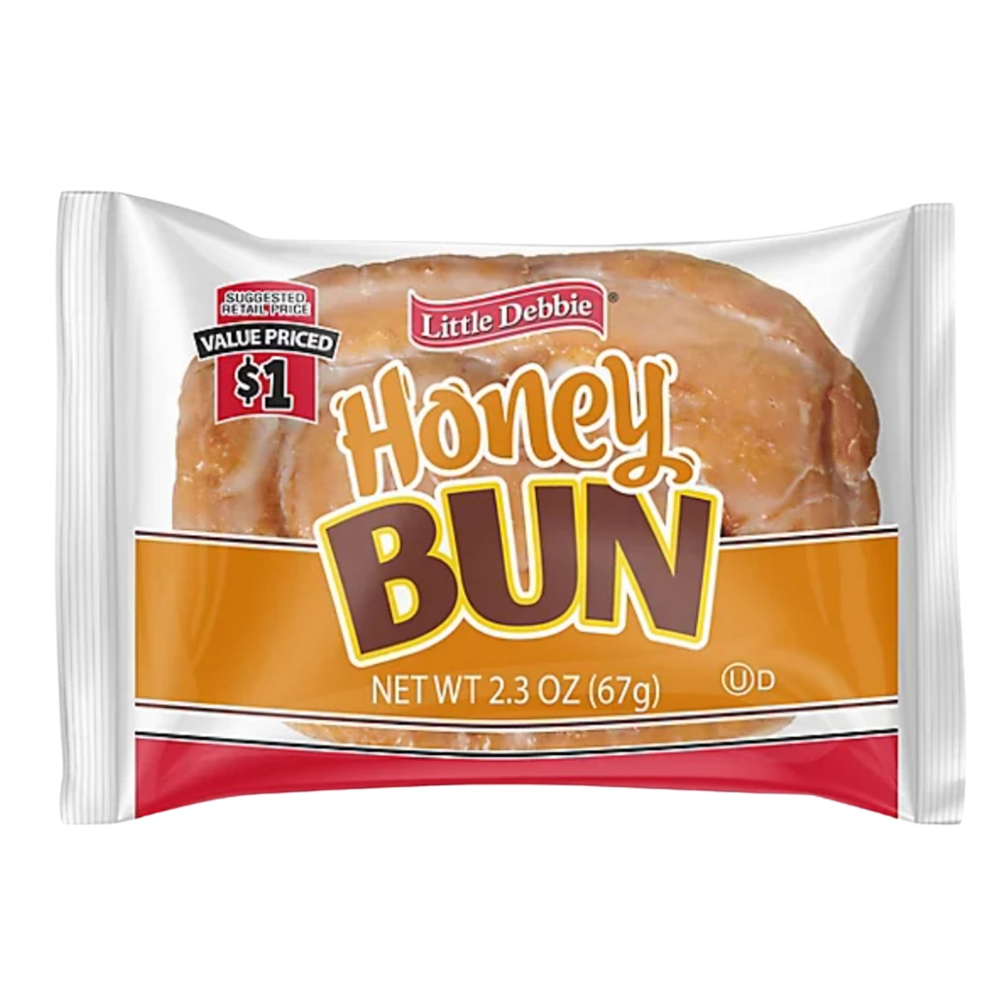 Front image of Little Debbie Honey Bun $1