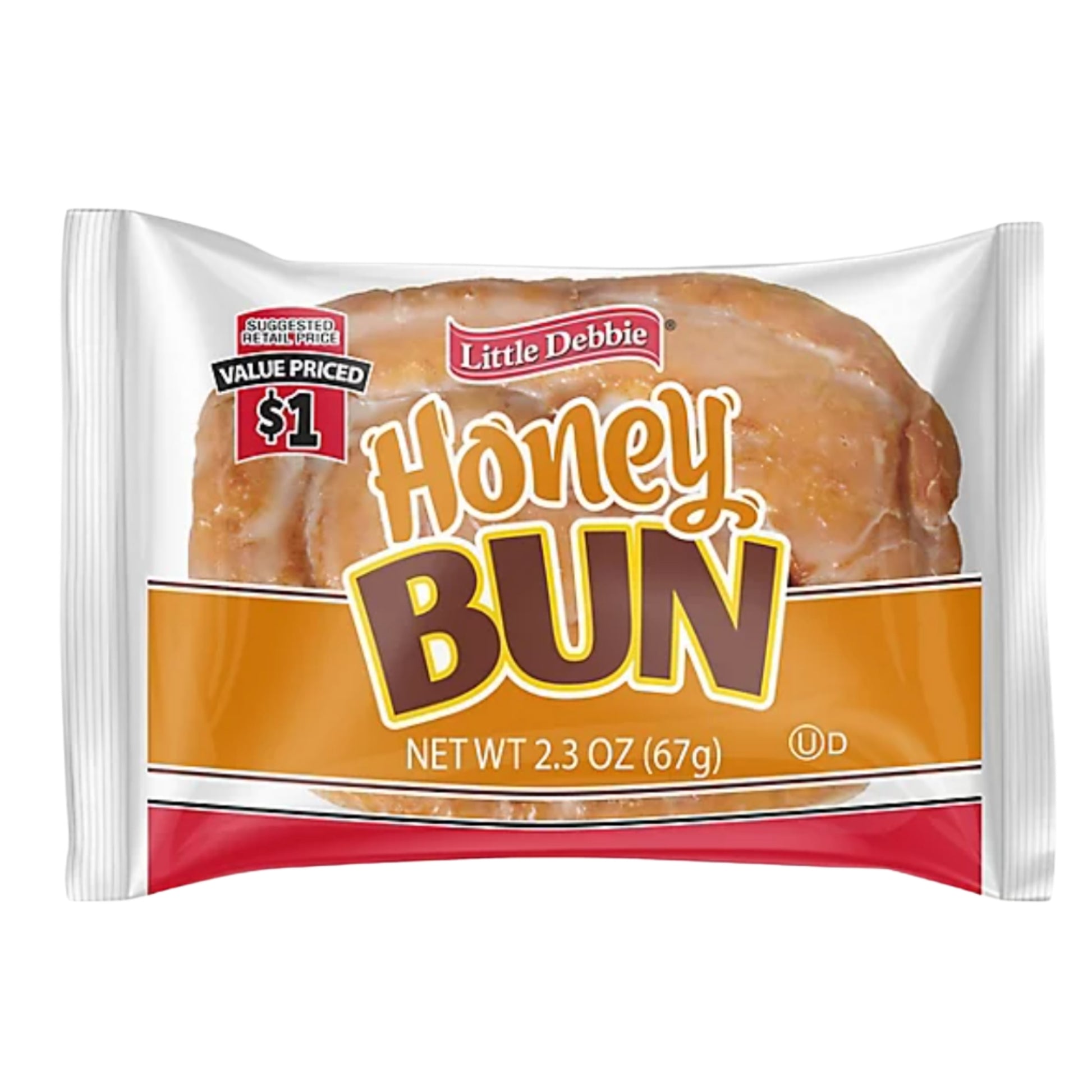 Front image of Little Debbie Honey Bun $1