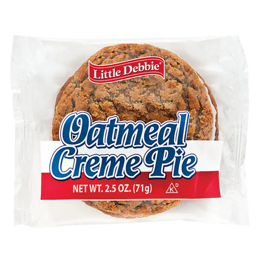 Front image of Little Debbie Oatmeal Cream Pie $1