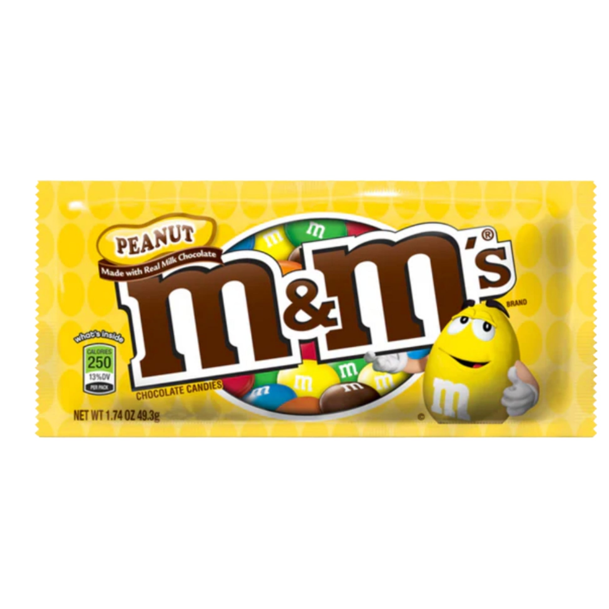 Front image of M&M's Peanut 1.74oz