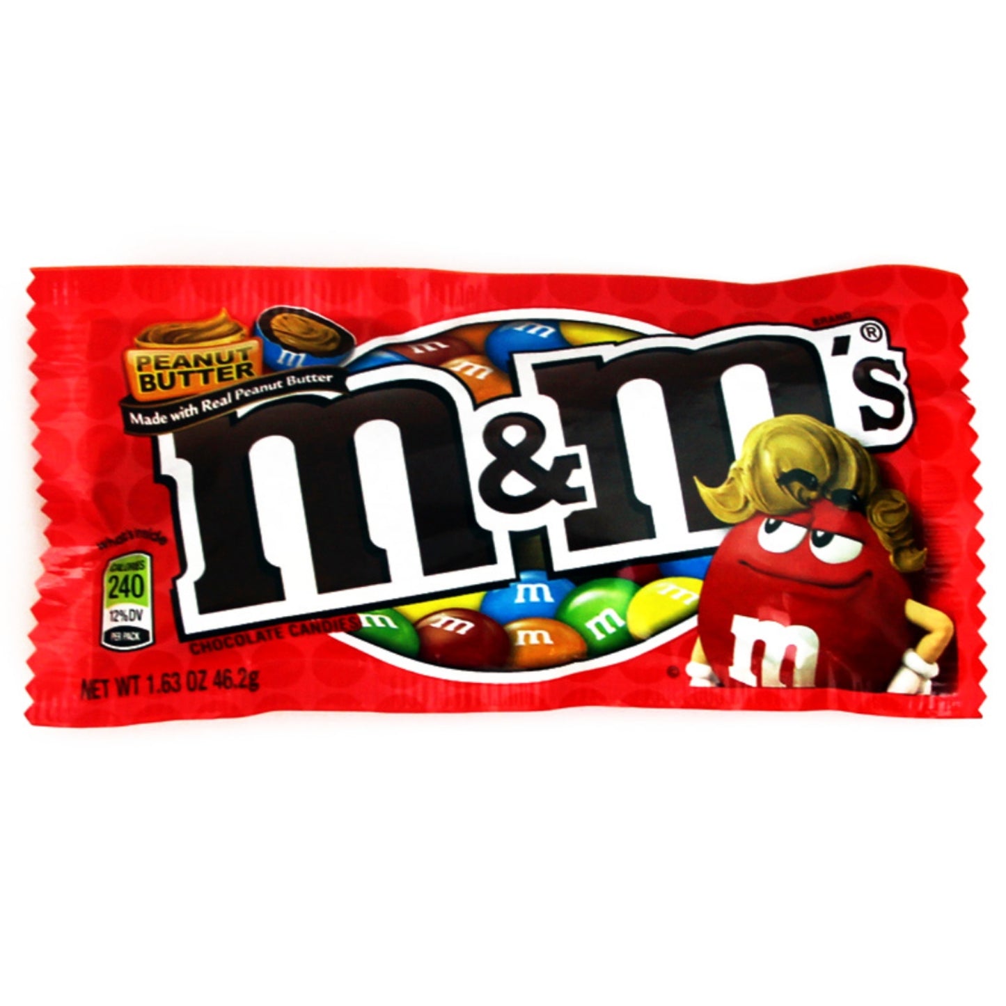 Front image of M&M's Peanut Butter 1.63oz