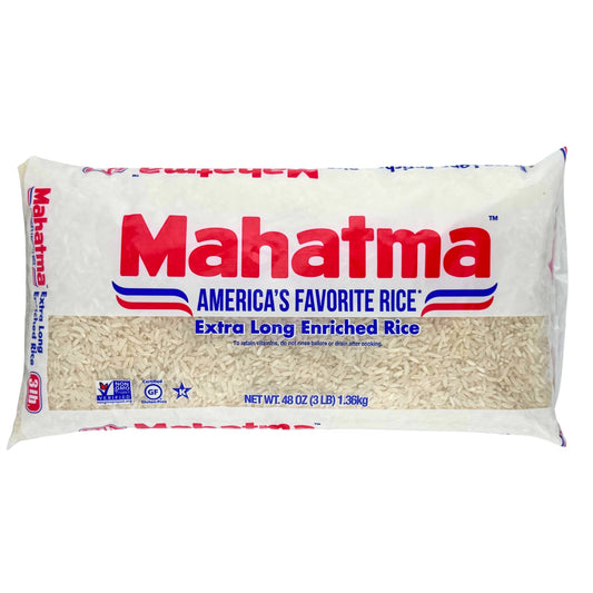 Front image of Mahatma Extra Long Enrichhed. Rice 2lb