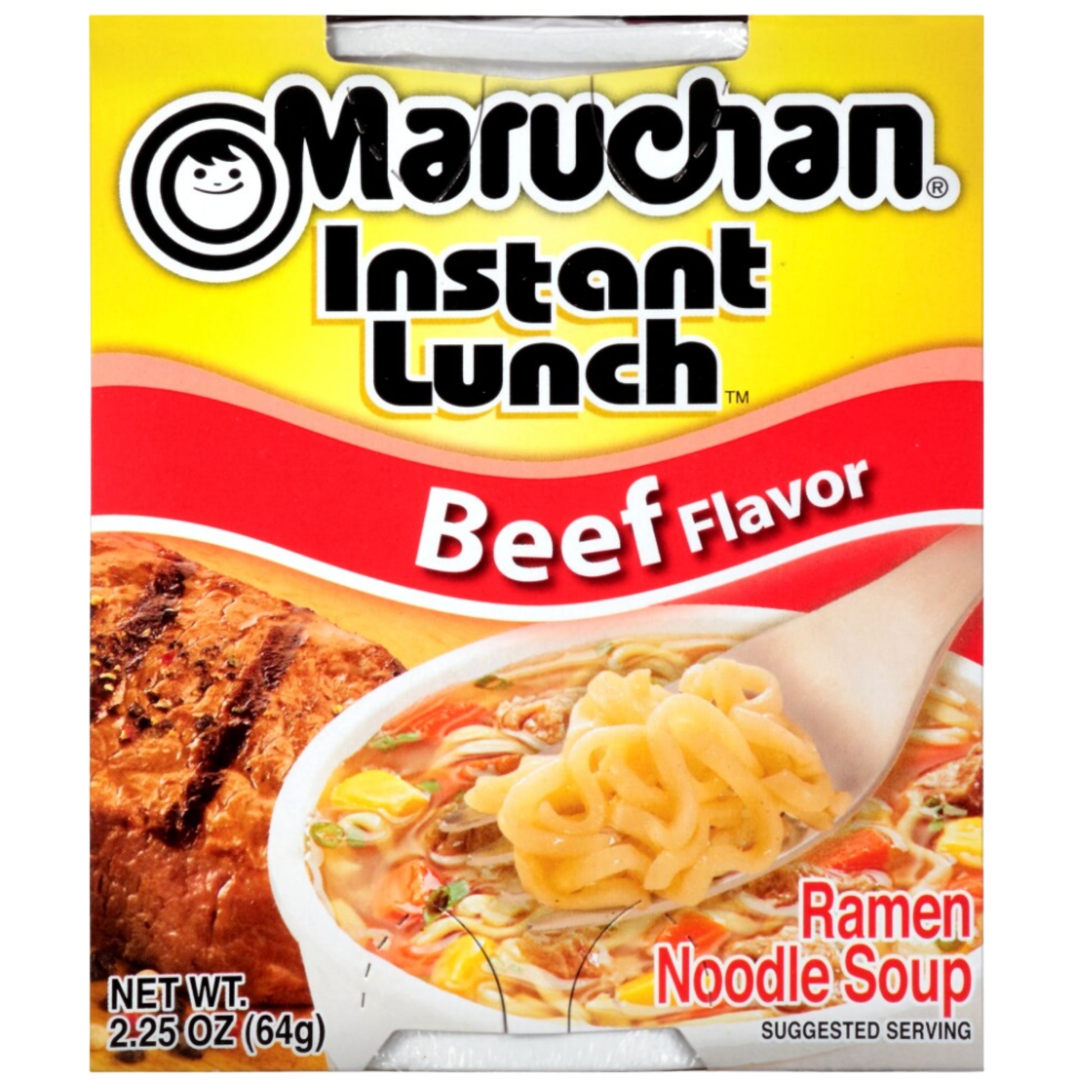 Front image of Maruchan Beef Ramen Cup 64g