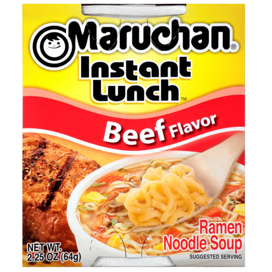 Front image of Maruchan Beef Ramen Cup 64g