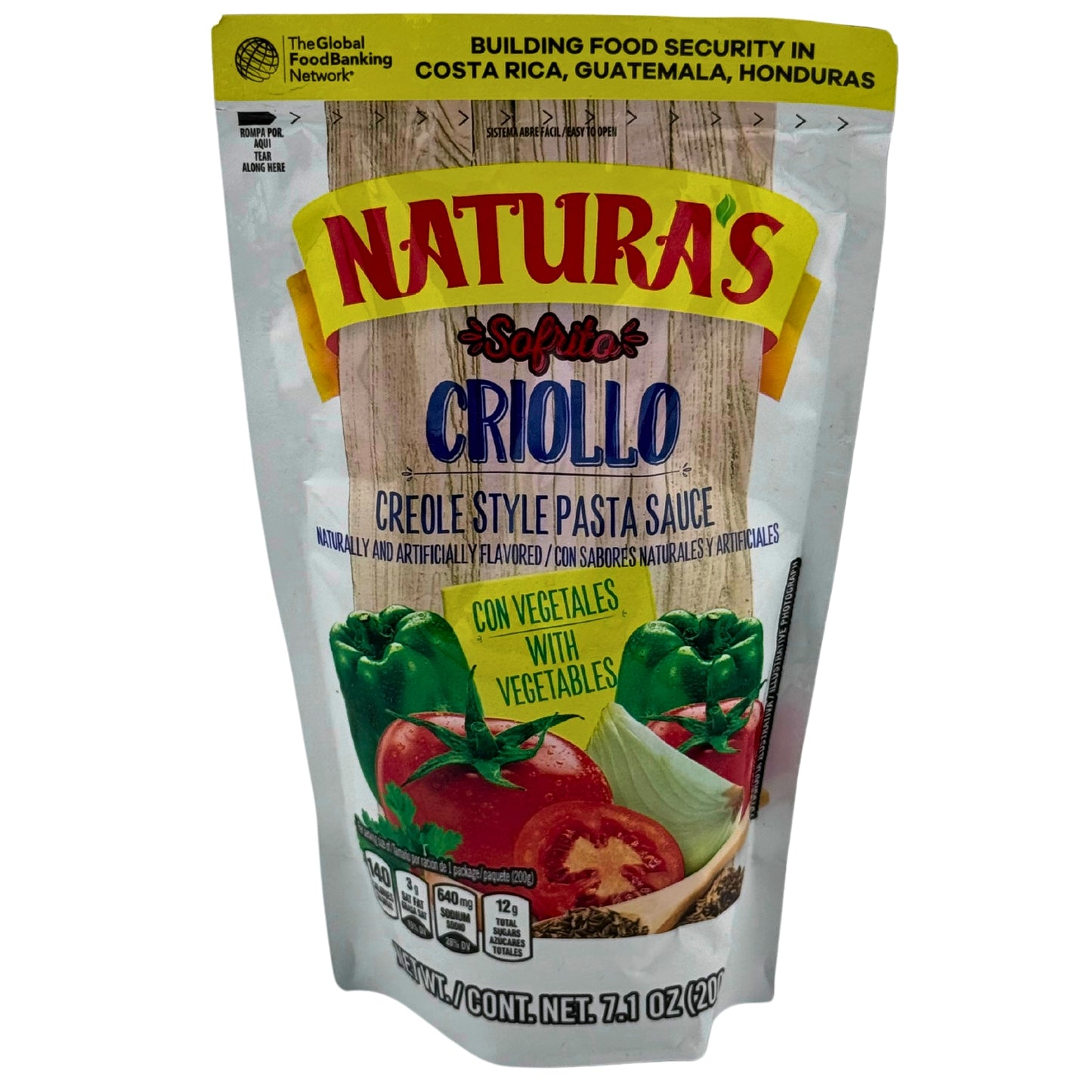 Front image of Naturas Salsa Criollo 7.1oz