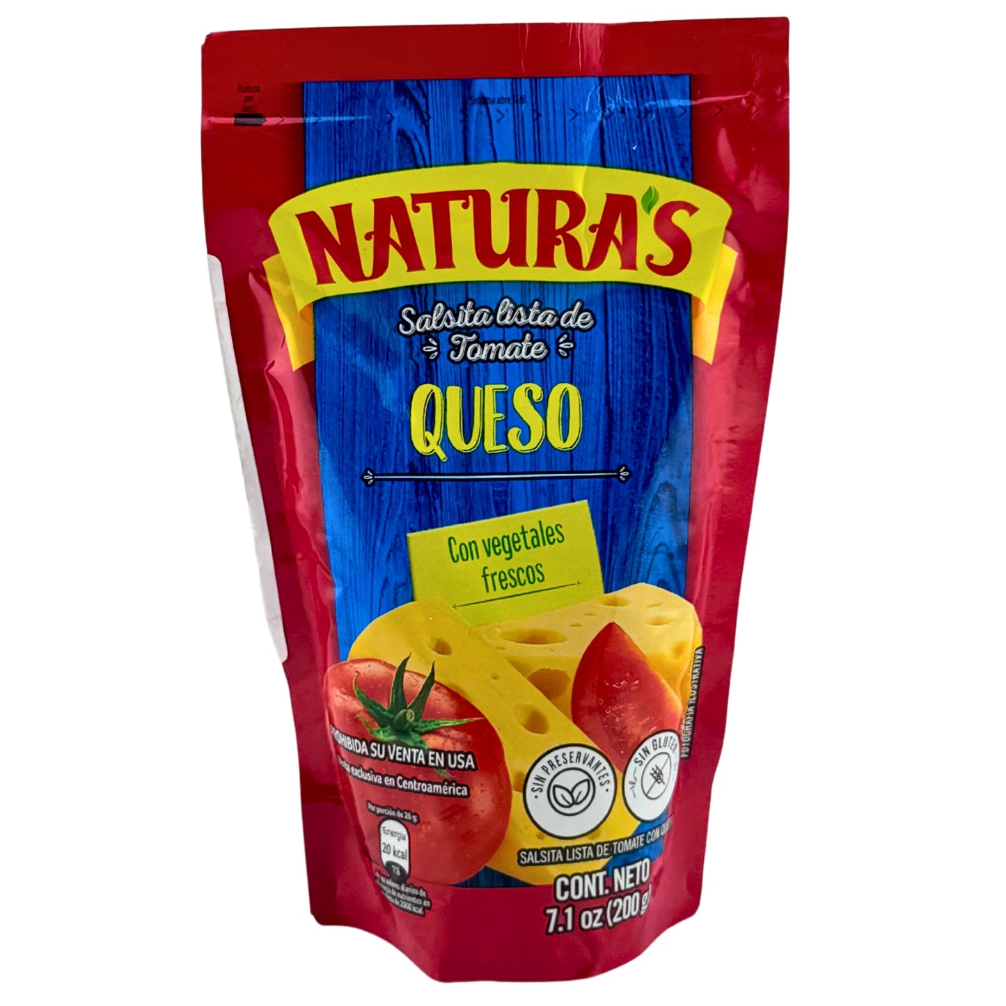Front image of Naturas Salsa De Queso 7.1oz