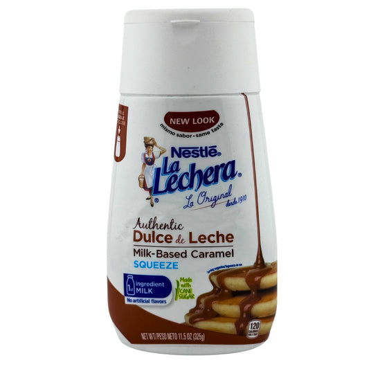 Front image of Nestle Lechera Dulce de Leche Squeeze11.5oz
