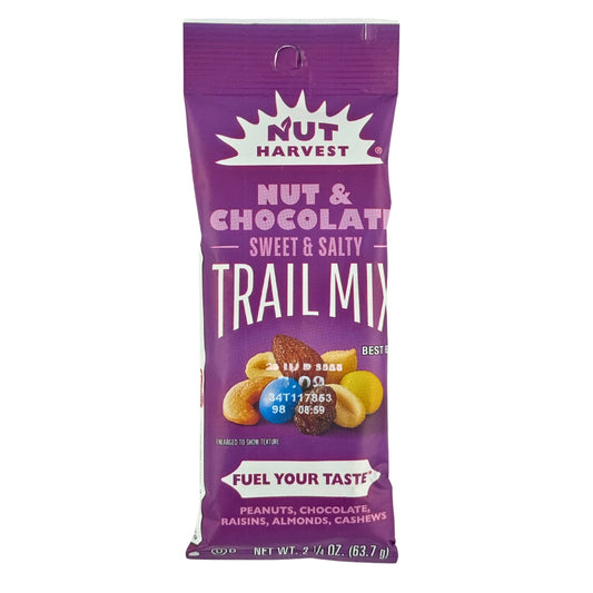 Front image of Nut Harvest Nut & Chocolate Trail Mix 63.7g