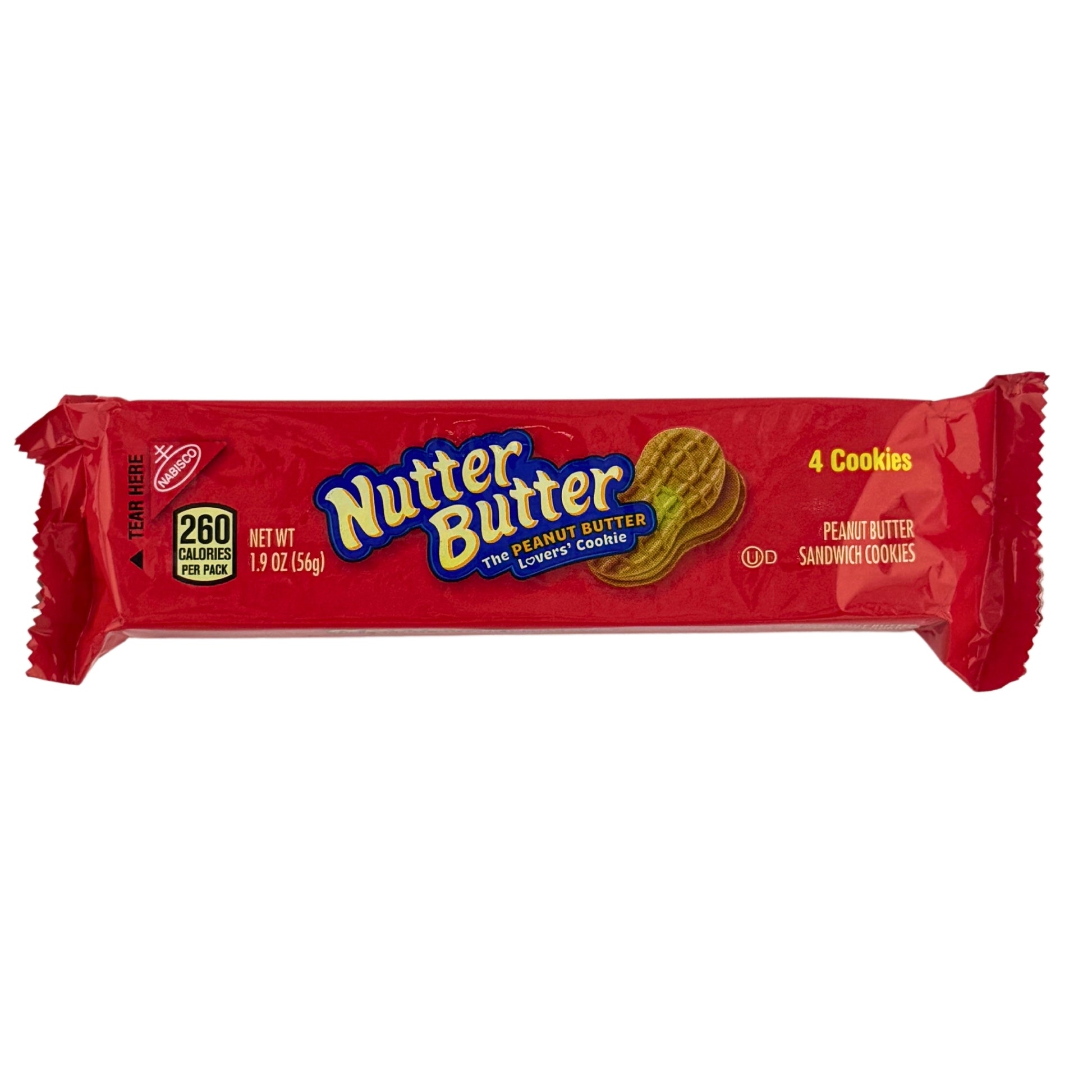 Front image of Nutter Butter 4-Cookies 56g