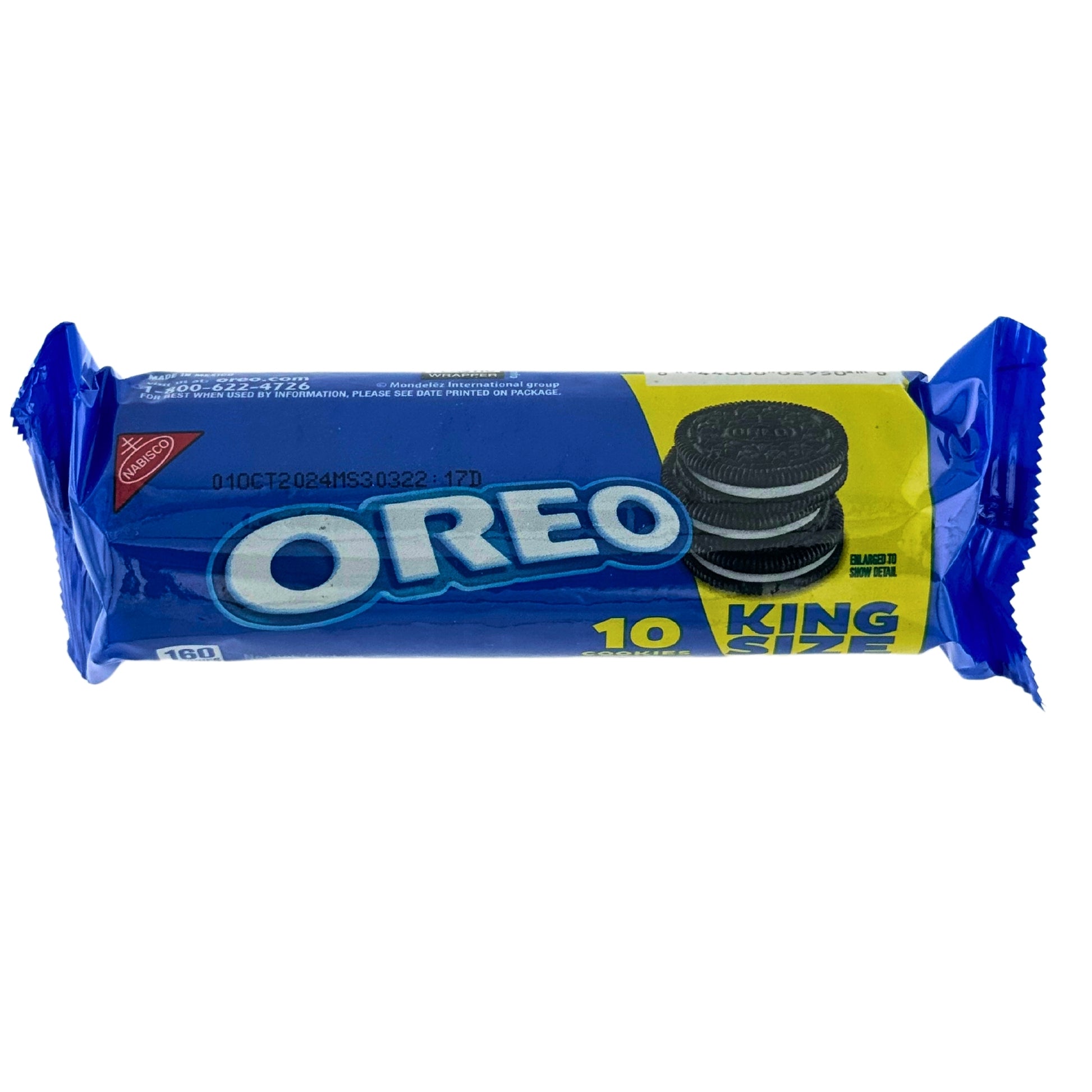 Front image of Oreo King Size 10 Cookies 113g