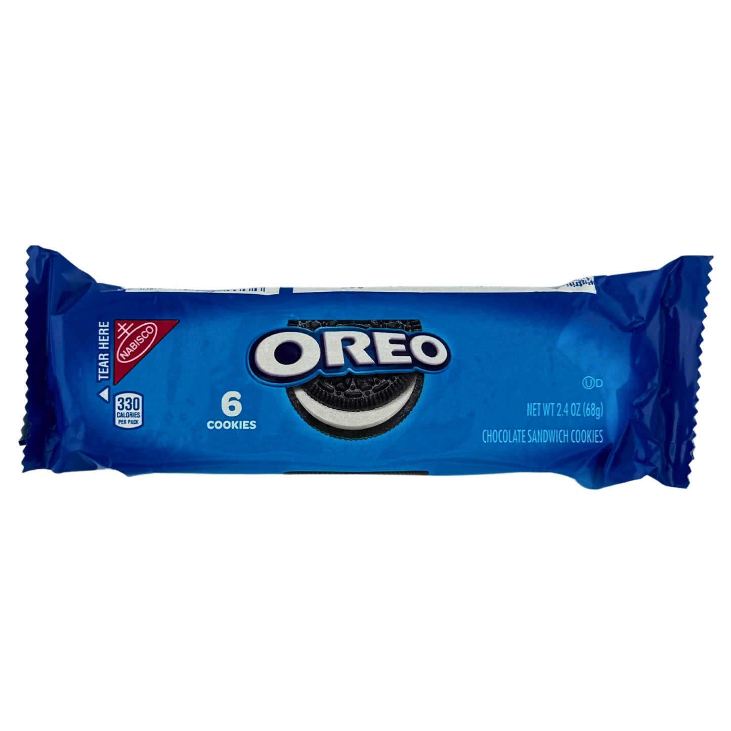 Front image of Oreos 6 Cookies 68g