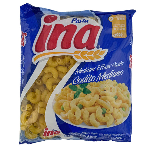Front image of Pasta Ina Codito Mediano Medium Elbow Pasta