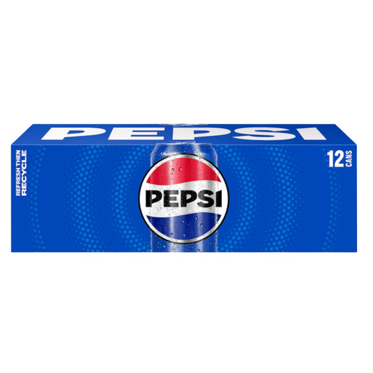 Front image of Pepsi 12-Pack Cans
