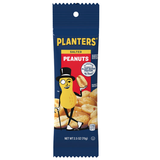 Front image of Planters Salted Peanuts 2.5oz