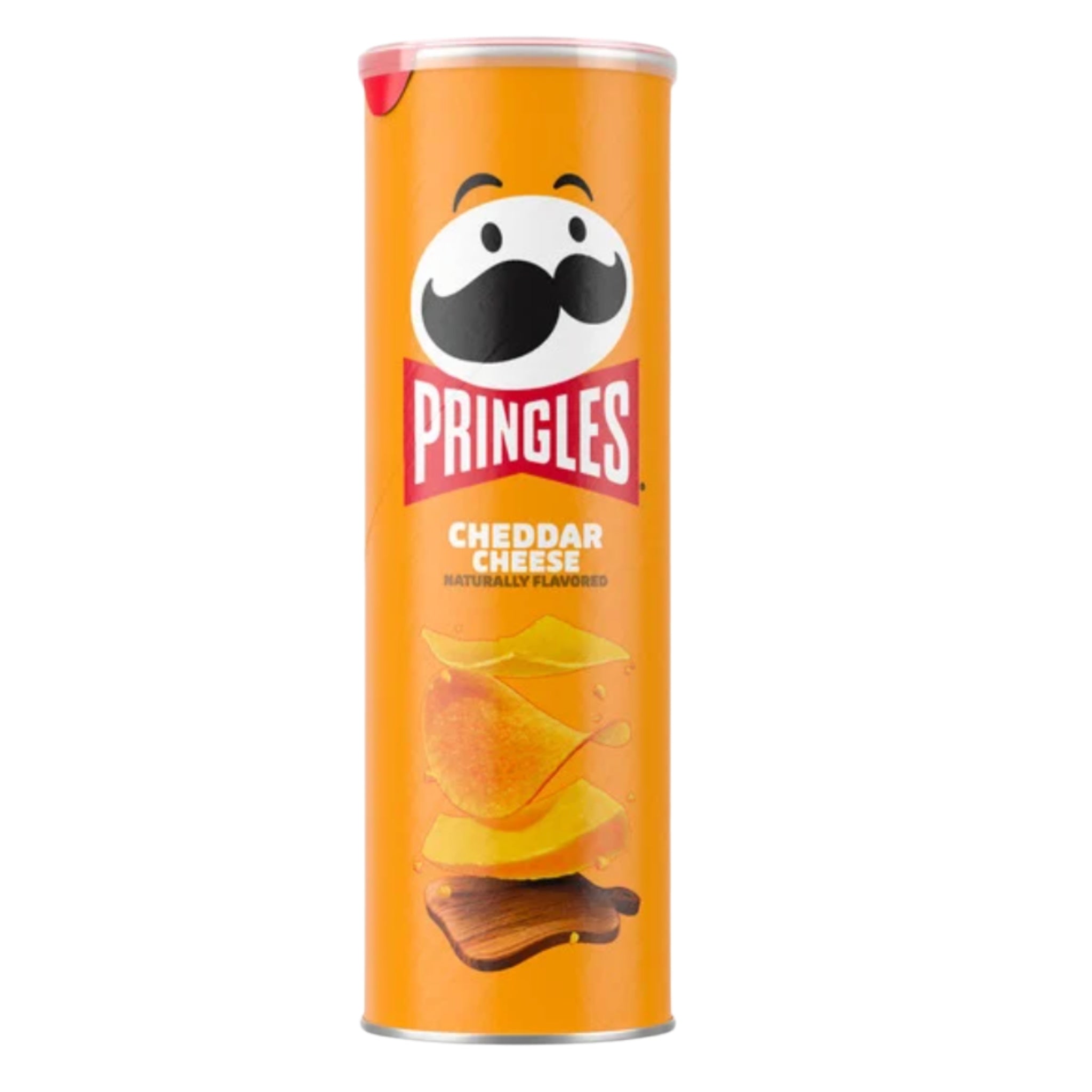 Front image of Pringles Cheddar Cheese Flavored 5.25oz