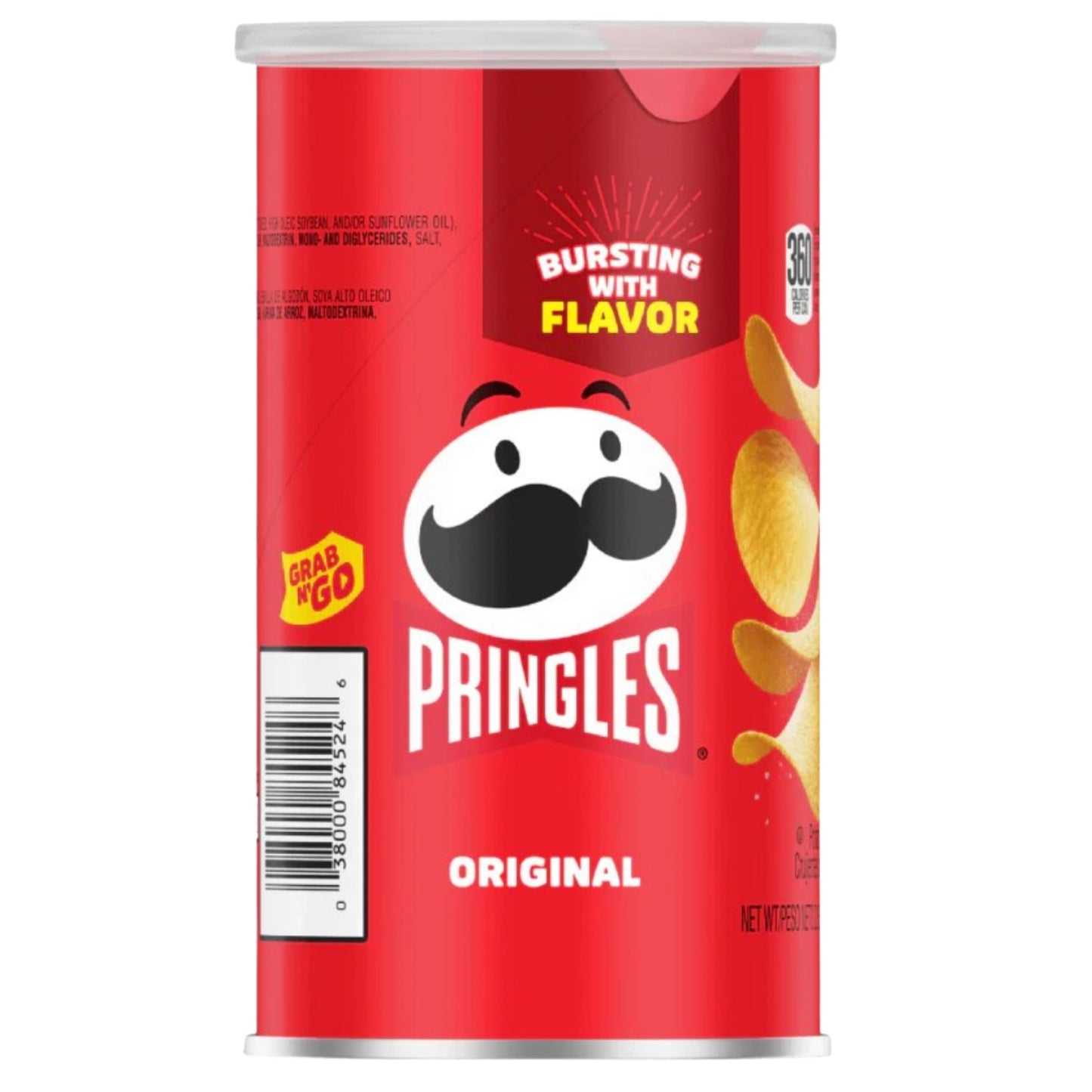 Front image of Pringles Original 2.5oz