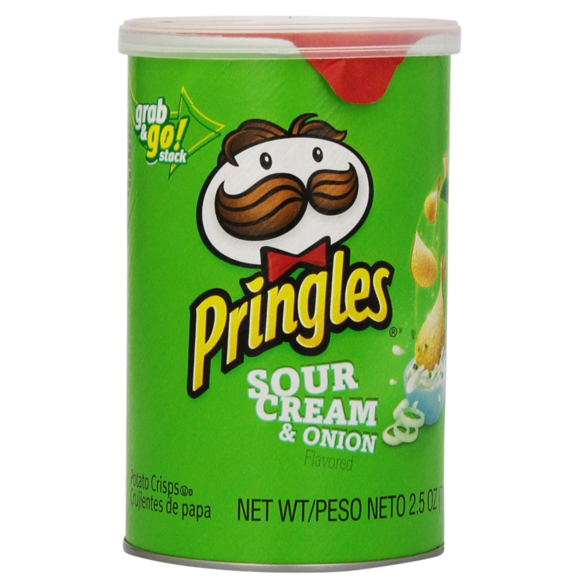Front image of Pringles Sour Cream & Onion 2.5oz