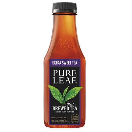 Front image of Pure Leaf Extra Sweet Tea 16.9oz