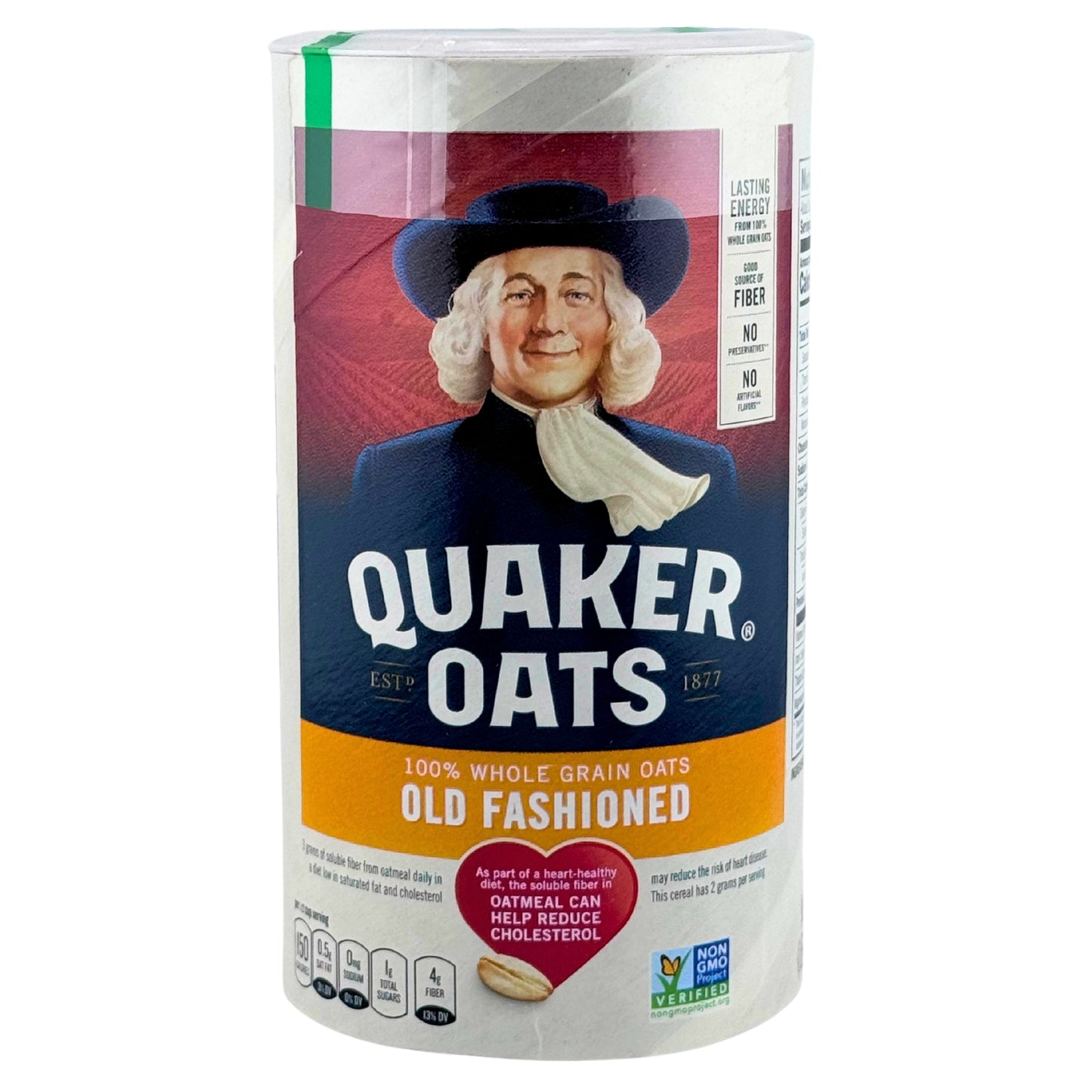 Front image of Quaker Oats Old Fashioned Whole Grain 18oz