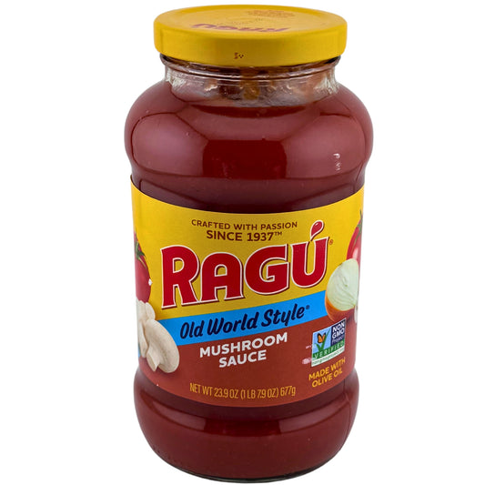 Front image of Ragú Old World Style Mushroom Sauce 23.9oz