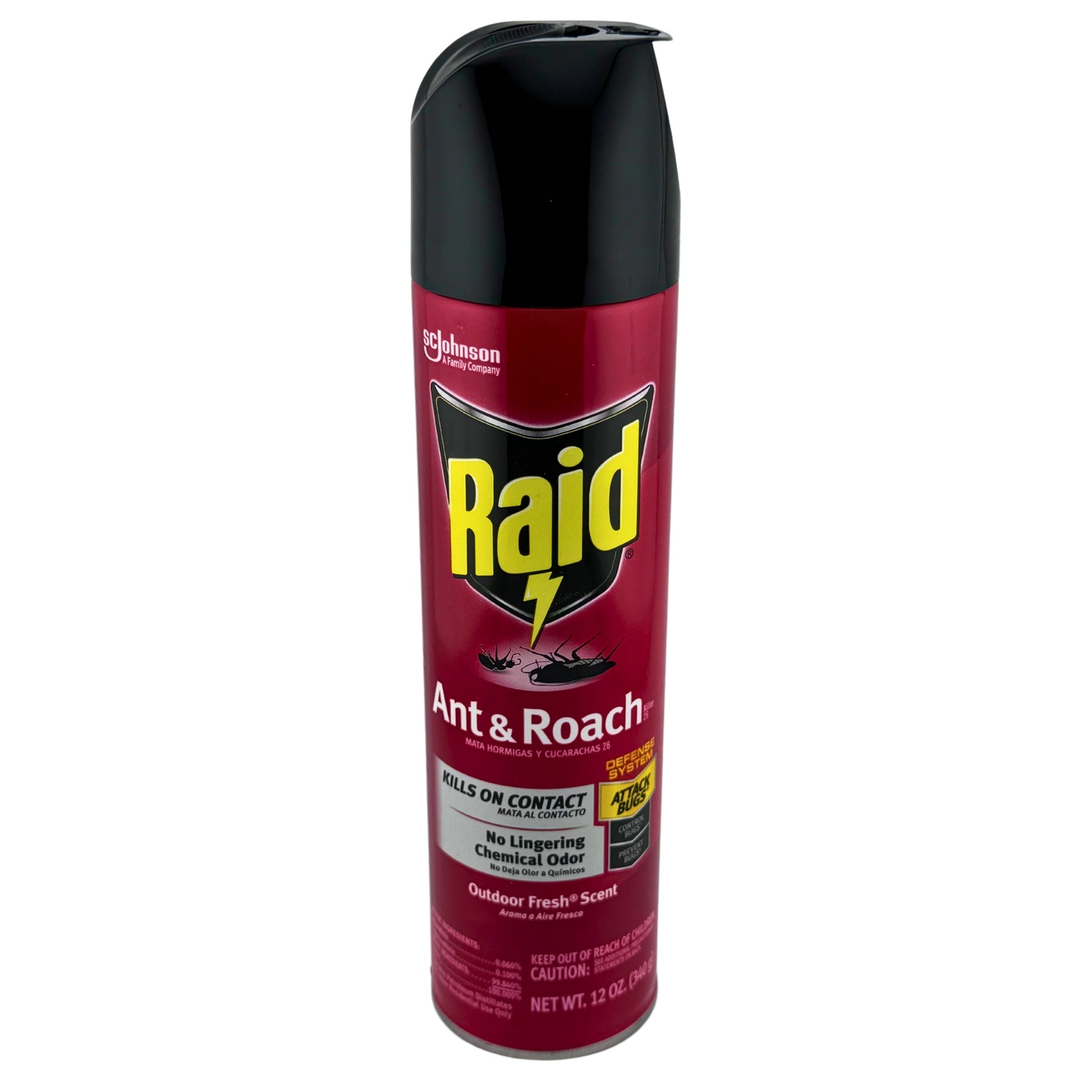 Front image of Raid Outdoor Fresh Scent Ant & Roach Killer 12 oz
